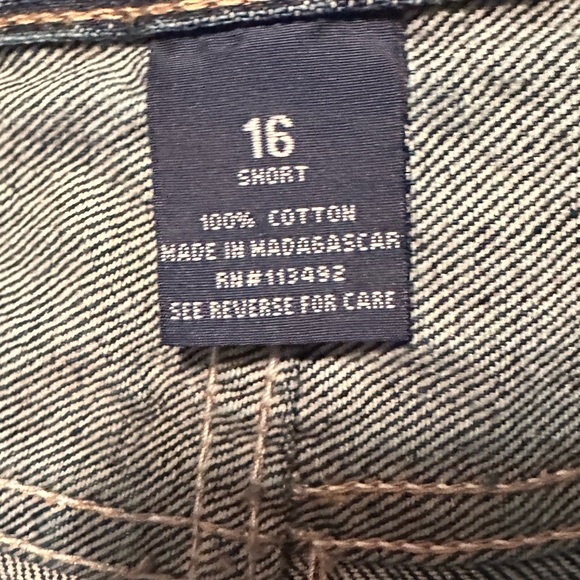 Women’s Relaxed Fit Blue Jeans with Classic Style Size 16 short Grandpa Jeans - Picture 3 of 7